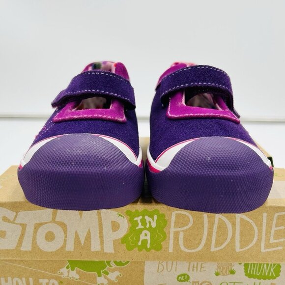Morgan & Milo Ginger Mary Jane Purple Sneakers Little Girls Sz 10.5 NEW with Box - Picture 6 of 9